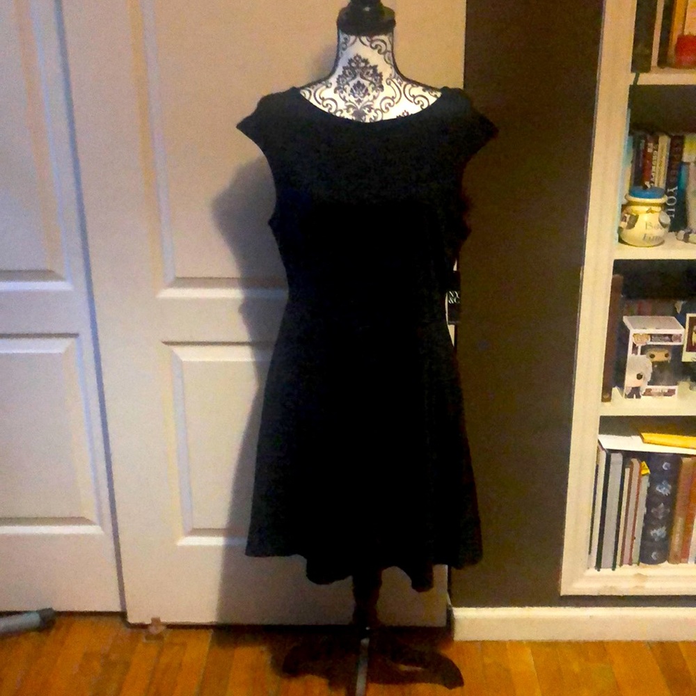 NY&Co Bateau-neck Fit & Flare dress